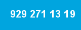 929 271 13 19